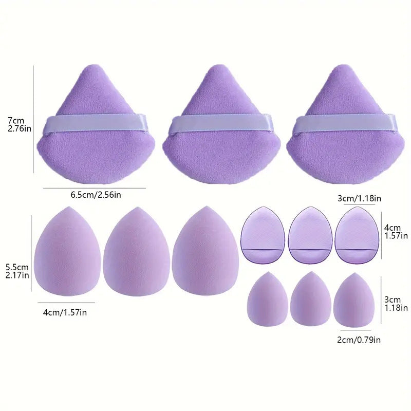 12Pcs Makeup Sponge Blender